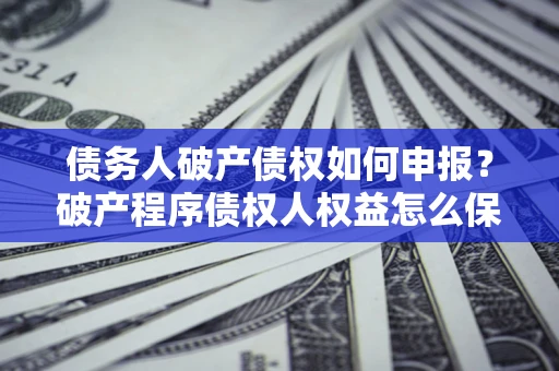 北京债务人破产债权如何申报？破产程序债权人权益怎么保障？
