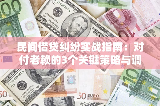 北京民间借贷纠纷实战指南：对付老赖的3个关键策略与调解盲区解析
