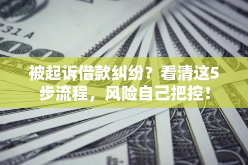 北京被起诉借款纠纷？看清这5步流程，风险自己把控！