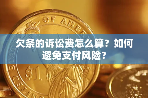 北京欠条的诉讼费怎么算？如何避免支付风险？